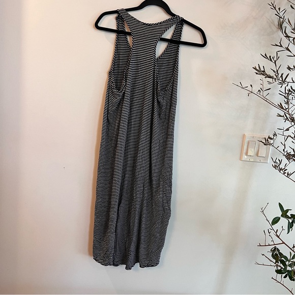 GAP Navy/White Stripe Dress - Size L - Picture 5 of 5